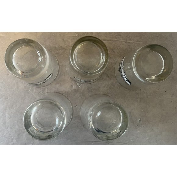 Old Fashioned Rocks Bar Glasses Motor Yacht‎ Boat Barware Set of 5 - Picture 3 of 10